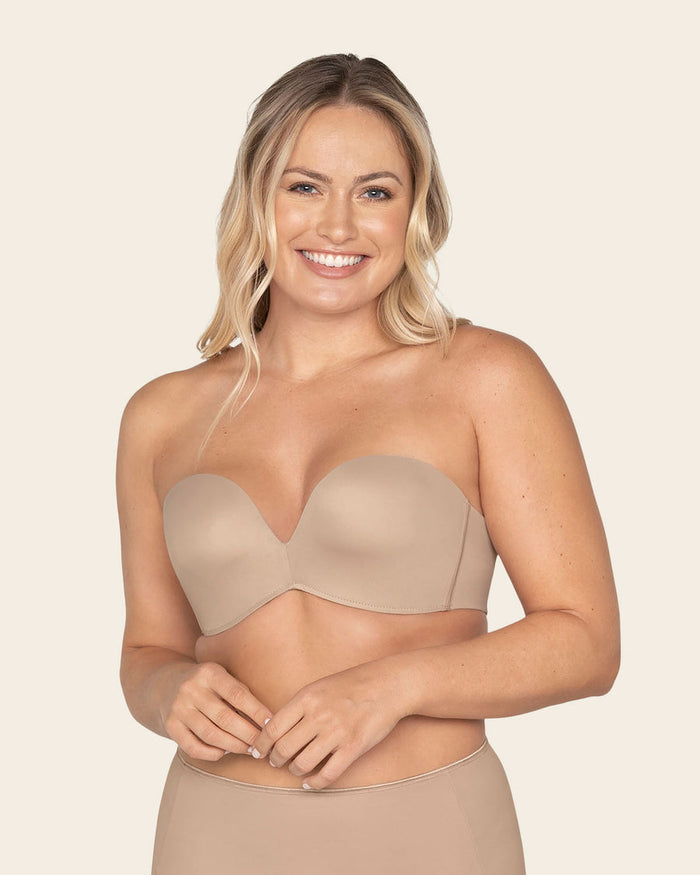 Antigravity Wireless Strapless Bra Nude