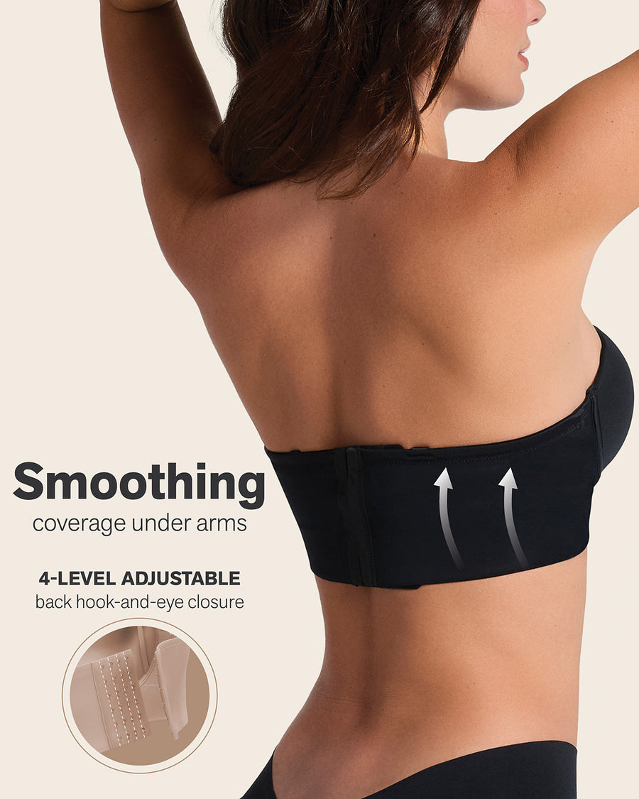 Strapless Contouring Bra-Black