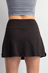 Black Butter Skort