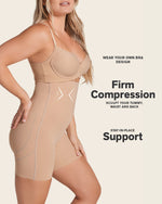 Leonisa Strapless Sculpting Step-in Body Shaper with Short Bottom