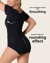 Leonisa Short Sleeve Round Neck Shaper Bodysuit