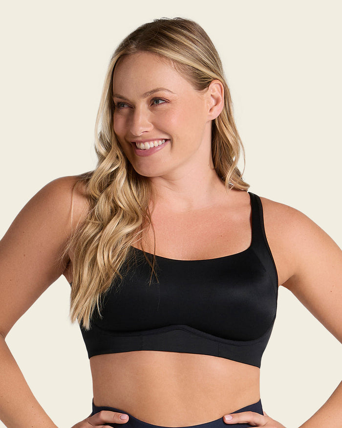 Leonisa Everyday Wireless Support Bra Black