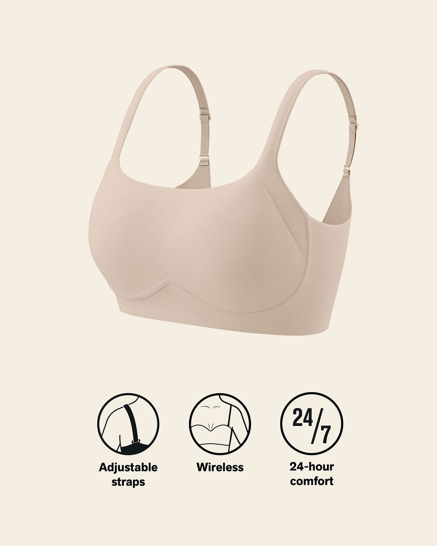 Leonisa Everyday Wireless Support Bra Nude