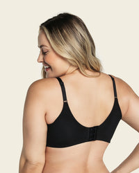 Wireless Push Up Bra Black