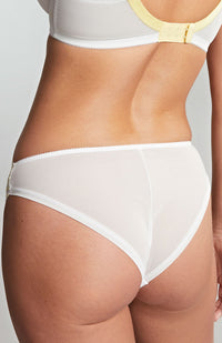 Panache Brazilian panties white/lemon