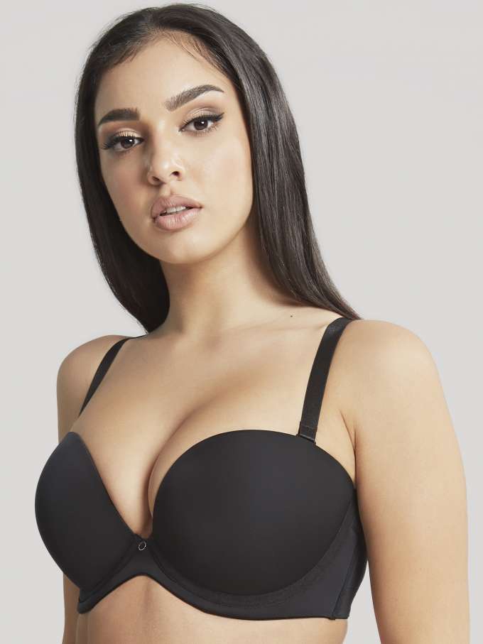Panache Faith Strapless Bra Black