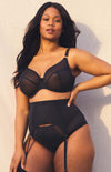 Panache Liberty plunge black bra