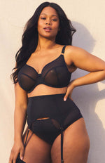 Panache Liberty plunge black bra