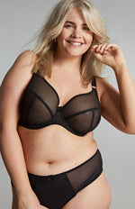 Panache Liberty plunge black bra