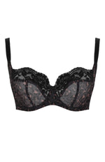 Panache Leopard Black Nina Balcony Bra