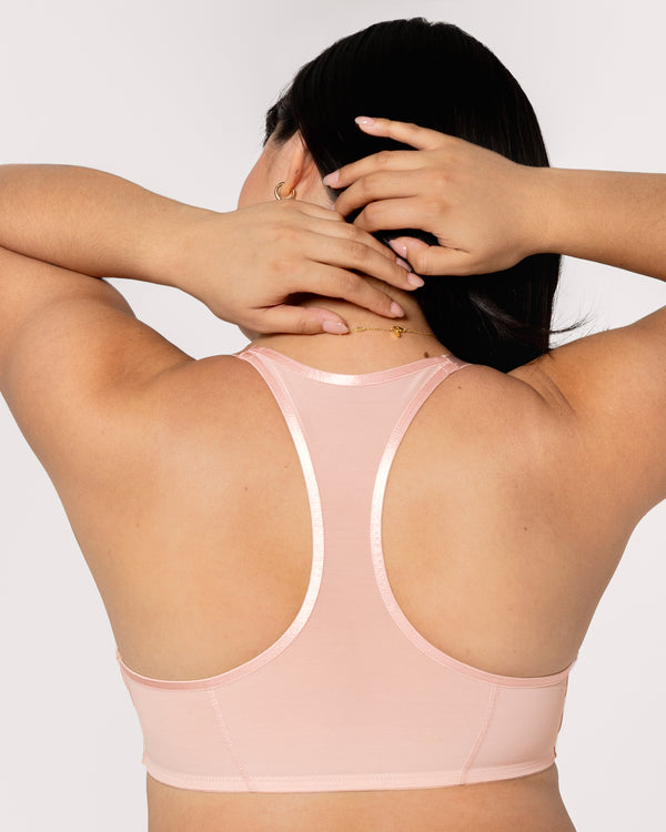Front Close Racerback T-Shirt Bra