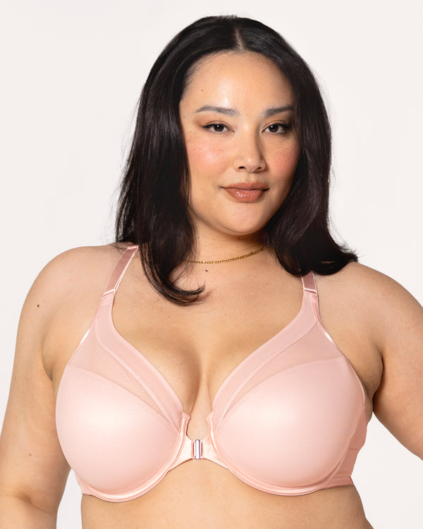 Front Close Racerback T-Shirt Bra