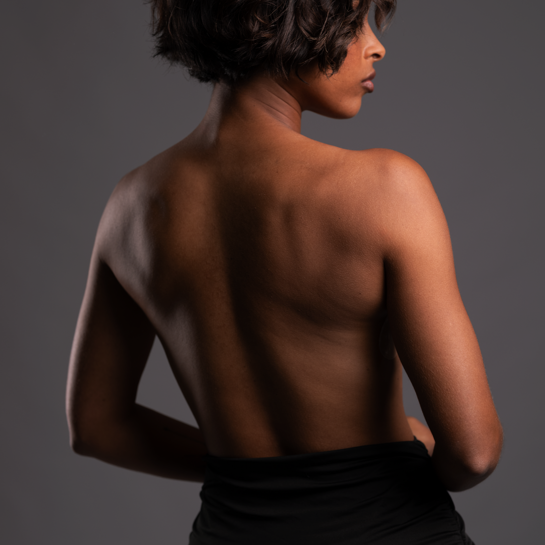 Go Bare Backless Strapless Bra- Black