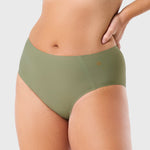 Evelyn and Bobbie High Waist Retro Bikini Matcha