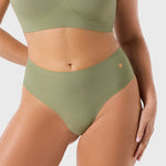 Evelyn & Bobbie Matcha High-Waisted Thong