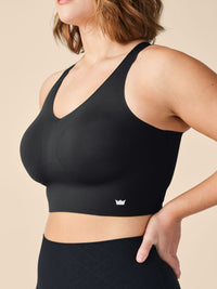 SheFit Boss Longline Bra Black