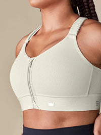 SheFit Flex Sports Bra  Vanilla Vibe Jacquard