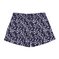 Lace Short Set - Navy & Pink Floral