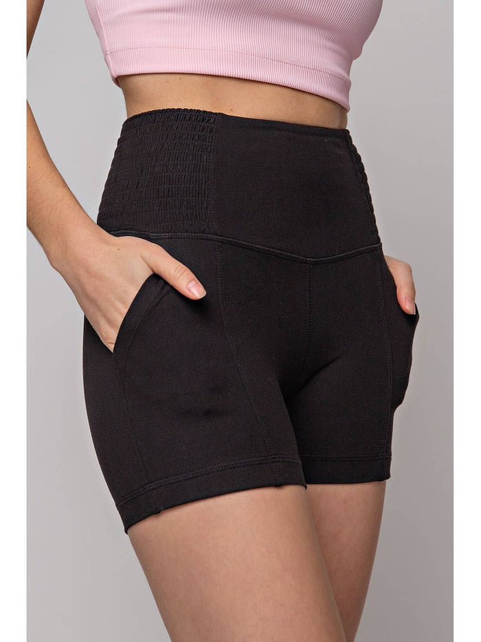 Black Biker Shorts