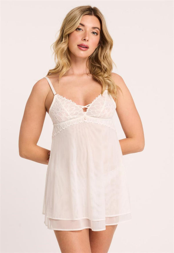 Montelle Lacy Babydoll Set