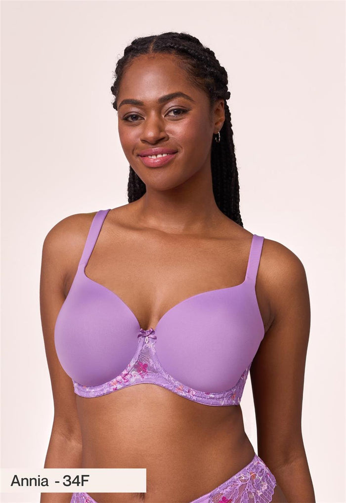 Montelle Pure Plus Full Coverage T-Shirt Bra (Tulip Field)