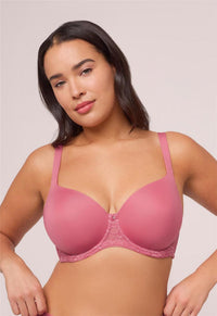 Montelle Pure Plus Full Coverage T-Shirt Bra Lipstick
