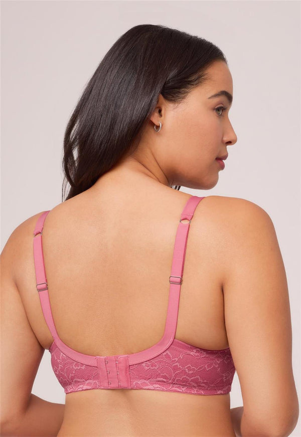 Montelle Pure Plus Full Coverage T-Shirt Bra Lipstick