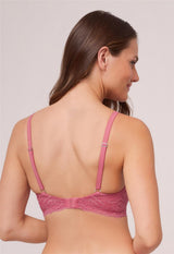 Montelle Flirt Demi Lace Bra Lipstick