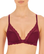 Natori Feathers Contour Plunge- Crushed Velvet
