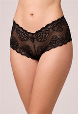 Montelle Lace Cheeky Panty (Black)