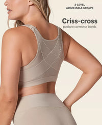 Leonisa Multi Functional Back Support Posture Corrector Wireless Bra