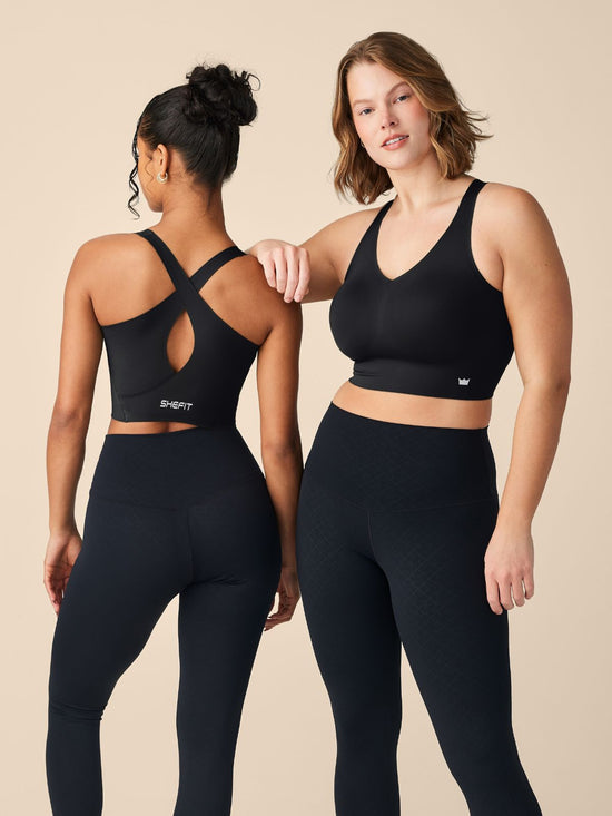 SheFit Boss Longline Bra Black