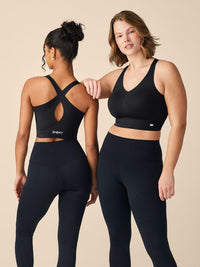 SheFit Boss Longline Bra Black