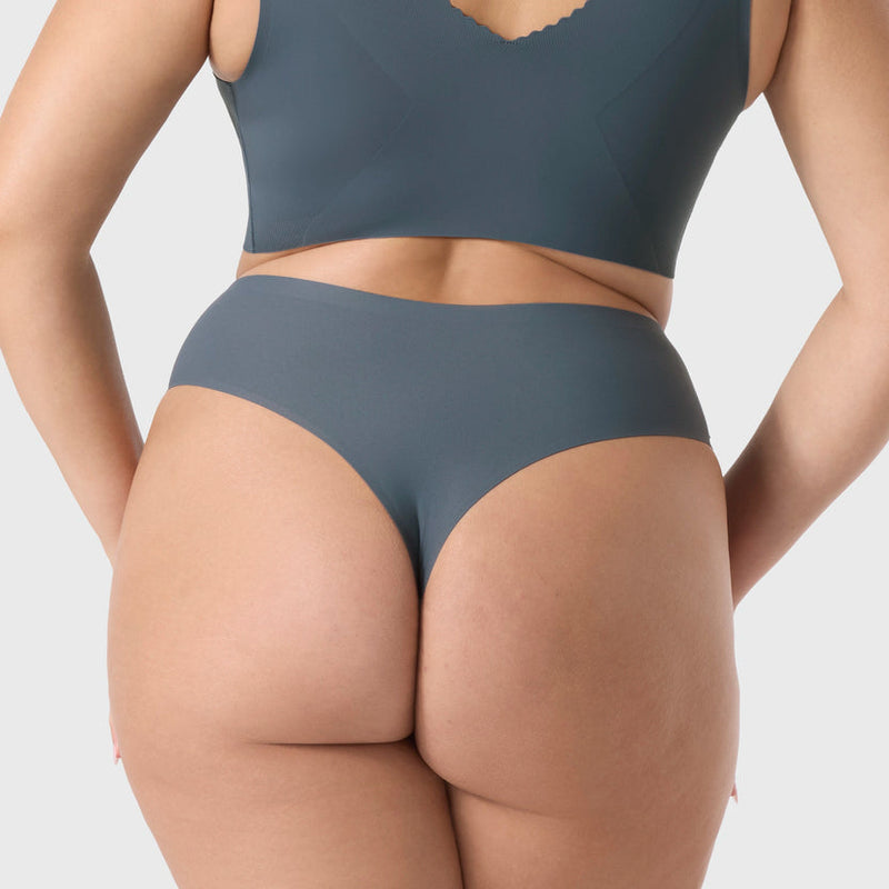Evelyn & Bobbie Slate High-Waisted Thong
