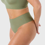 Evelyn & Bobbie Matcha High-Waisted Thong