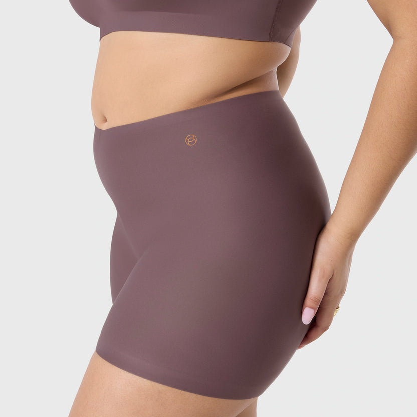 Evelyn and Bobbie Slip Short Thistle