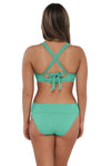 Aqua Mist Sandbar Rib Vienna V Wire Swim Top