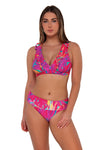Hannah Highwaist Swim Bottom-Oasis Sandbar