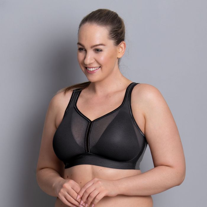 Anita Air Control DeltaPad Sports Bra-Anthracite