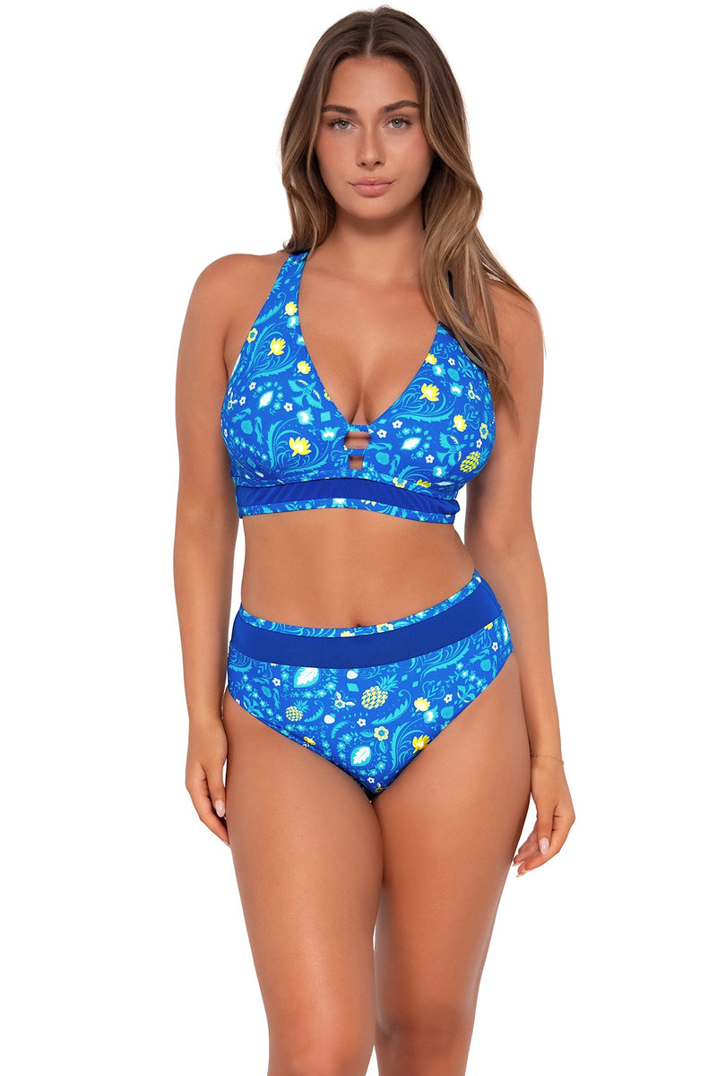 Annie Highwaist bikini Pineapple Grove