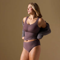 Evelyn and Bobbie High Waist Retro Bikini Thistle
