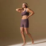 Evelyn and Bobbie Longline Girlshort Thistle