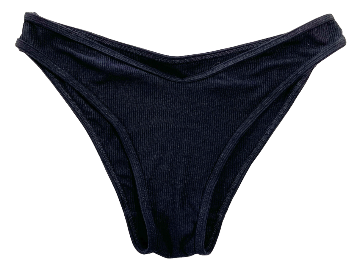 Dip Front Modal Bikini Black
