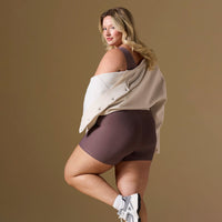 Evelyn and Bobbie Slip Short Thistle