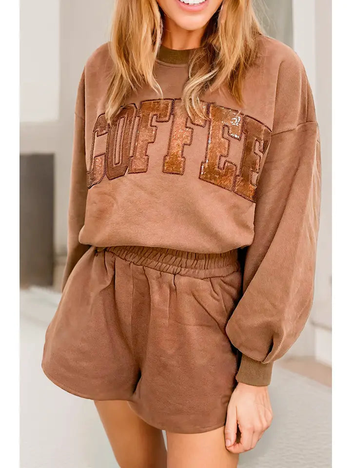 Coffee Loungewear Set