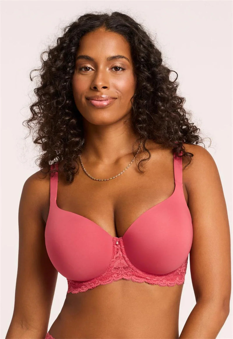 Montelle Pure Plus Full Coverage T-Shirt Bra Spiced Coral