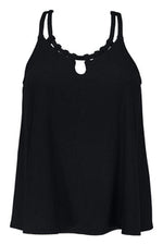 Pacifica Black Sadie Tankini Top