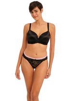 Freya Offbeat Moulded Demi Bra Black