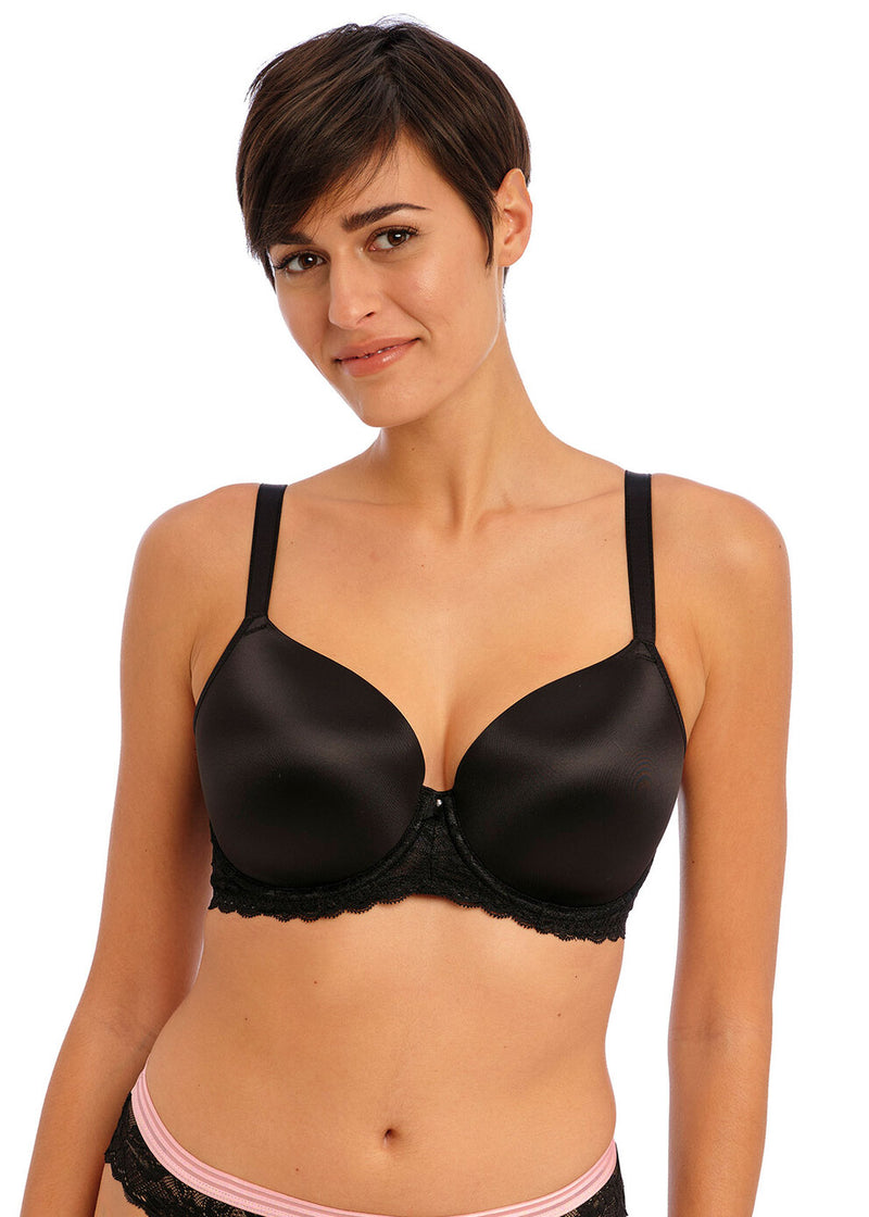 Freya Offbeat Moulded Demi Bra Black
