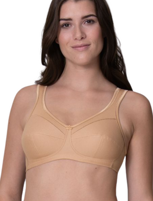 Anita Jana Comfort Cotton Soft Cup Bra, Deep Sand